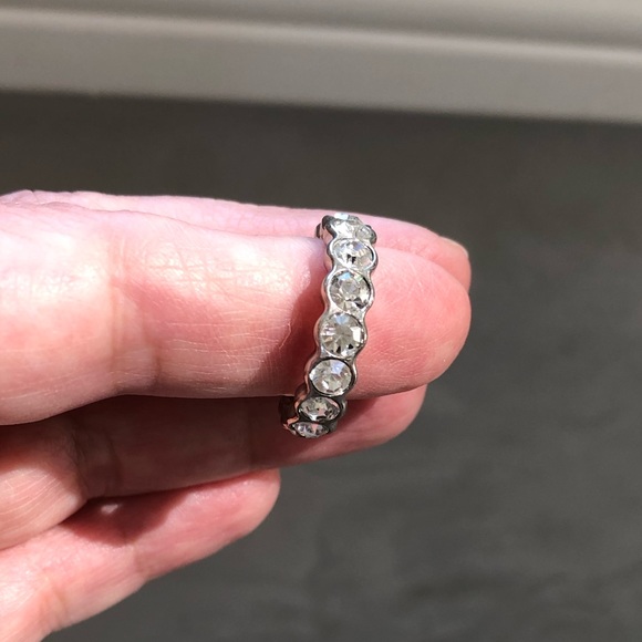 CZ vintage cocktail ring - Picture 7 of 9